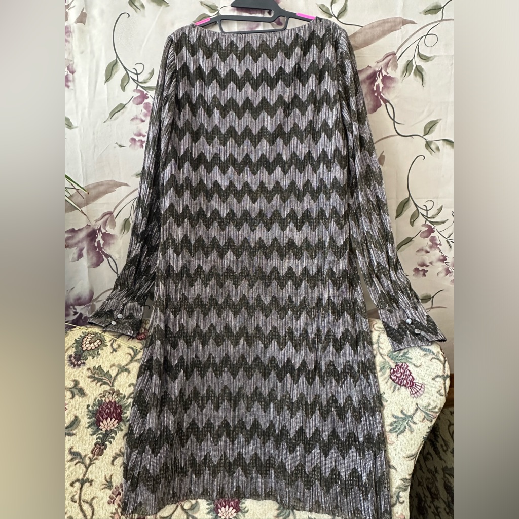 Banana Republic Straight Relax Fit Upscale Metallic Dress Work Dinner Party Tea
